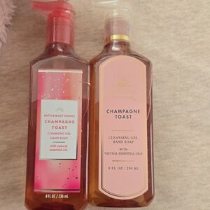 Bath & Body Works Pink Champagne Toast Hand Soap Set